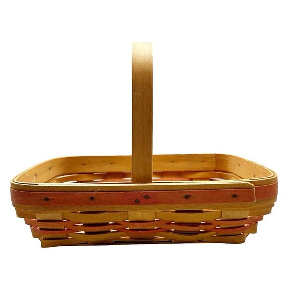 Longaberger Century Celebration Basket 2000 Orange Accent Vintage - Picture 3 of 9